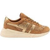 Gola Women's Eclipse Savanna Sneakers | Tan/Cheetah/Gold