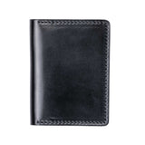 Hello Nomad Shell Cordovan Leather Wallet | Black