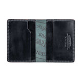 Hello Nomad Shell Cordovan Leather Wallet | Black