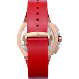 Brera Milano Granturismo Gt2 Chronograph Quartz Watch | Rose Gold/Red Strap