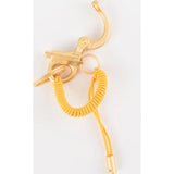 Cote & Ciel LetGo Keychain | Yellow and Gold