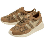Gola Women's Eclipse Savanna Sneakers | Tan/Cheetah/Gold
