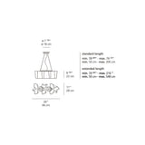 Artemide Logico Mini Triple Linear Suspension Light Max 3X100W