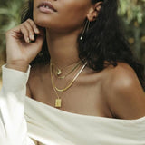 Awe Inspired Herringbone Chain Necklace