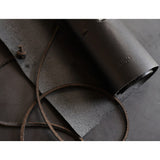 Kiko Leather Pencil Wrap | Black 211