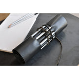 Kiko Leather Pencil Wrap | Black 211