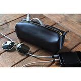 Kiko Leather Stationary Organizer | Black 213