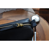 Kiko Leather Stationary Organizer | Black 213