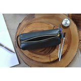 Kiko Leather Stationary Organizer | Black 213