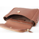 Kiko Leather Fold Over Crossbody Bag