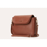Kiko Leather Fold Over Crossbody Bag