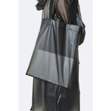 Rains Waterproof Transparent Shopper Bag | Foggy Black