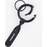 Cote & Ciel RingO Keychain | Leather | Black