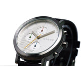 Hygge 2204 Series Silver Watch | Leather