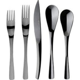 Degrenne XY Black Mirror Flatware Set 5 Pieces | Stainless Steel
