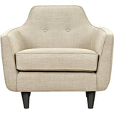 NyeKoncept Agna Armchair | Black/Light Sand 223384-C