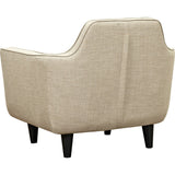 NyeKoncept Agna Armchair | Black/Light Sand 223384-C