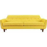 NyeKoncept Agna Sofa | Walnut/Papaya Yellow 223387-B