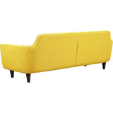 NyeKoncept Agna Sofa | Black/Papaya Yellow 223387-C