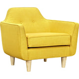 NyeKoncept Agna Armchair | Natural/Papaya Yellow 223388-A