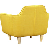 NyeKoncept Agna Armchair | Natural/Papaya Yellow 223388-A
