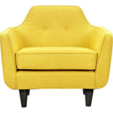 NyeKoncept Agna Armchair | Black/Papaya Yellow 223388-C