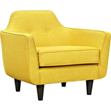 NyeKoncept Agna Armchair | Black/Papaya Yellow 223388-C