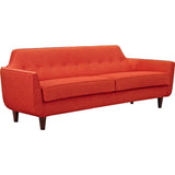 NyeKoncept Agna Sofa | Wlanut/Retro Orange 223389-B