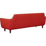 NyeKoncept Agna Sofa | Wlanut/Retro Orange 223389-B