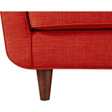 NyeKoncept Agna Sofa | Wlanut/Retro Orange 223389-B