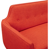 NyeKoncept Agna Sofa | Wlanut/Retro Orange 223389-B