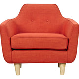 NyeKoncept Agna Armchair | Natural/Retro Orange 223390-A