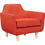 NyeKoncept Agna Armchair | Natural/Retro Orange 223390-A