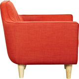 NyeKoncept Agna Armchair | Natural/Retro Orange 223390-A