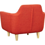 NyeKoncept Agna Armchair | Natural/Retro Orange 223390-A