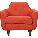NyeKoncept Agna Armchair | Walnut/Retro Orange 223390-B