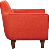NyeKoncept Agna Armchair | Walnut/Retro Orange 223390-B