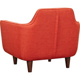 NyeKoncept Agna Armchair | Walnut/Retro Orange 223390-B