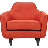 NyeKoncept Agna Armchair | Black/Retro Orange 223390-C