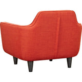 NyeKoncept Agna Armchair | Black/Retro Orange 223390-C