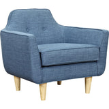 NyeKoncept Agna Armchair | Natural/Stone Blue 223392-A
