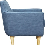 NyeKoncept Agna Armchair | Natural/Stone Blue 223392-A