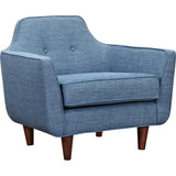 NyeKoncept Agna Armchair | Walnut/Stone Blue 223392-B