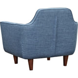 NyeKoncept Agna Armchair | Walnut/Stone Blue 223392-B