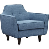 NyeKoncept Agna Armchair | Black/Stone Blue 223392-C