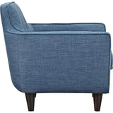 NyeKoncept Agna Armchair | Black/Stone Blue 223392-C