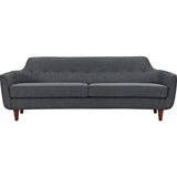 NyeKoncept Agna Sofa | Walnut/Charcoal Gray 223393-B