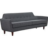 NyeKoncept Agna Sofa | Walnut/Charcoal Gray 223393-B