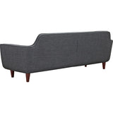 NyeKoncept Agna Sofa | Walnut/Charcoal Gray 223393-B