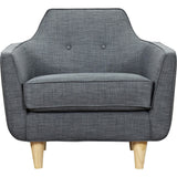 NyeKoncept Agna Armchair | Natural/Charcoal Gray 223394-A